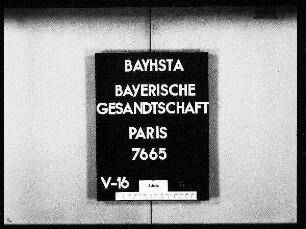 Lenthé, Francois, in Paris, gegen Kreittmayr, Emil Freiherr von, unter dem Namen Baron de Gun, in Paris