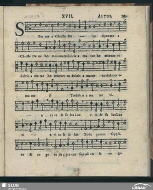 XVII. Spes mea Christe Deus; SWV 69