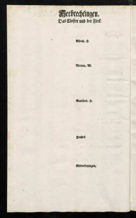 H2v-I2v, Closter und Fleck Herbrechtingen, Closter Herren-Alb