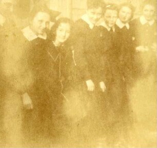 Viktoria-Pensionat. Schülerinnen - Gruppenfoto