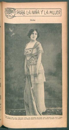 Modas - Traje Luis XV para señorita joven [...] - [Fotografía] : Para la niña y la mujer