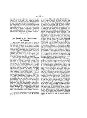 Die Bedeutung der Ausgrabungen in Olympia