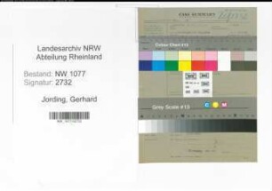 Entnazifizierung Gerhard Jording , geb. 00.00.0000 (Bahnpolizist)