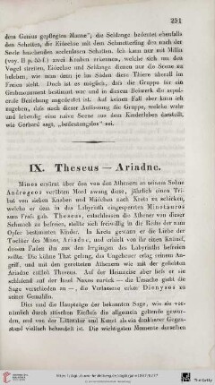 IX. Theseus - Ariadne