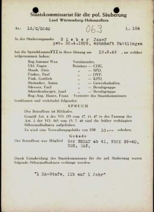 Sieber, Josef