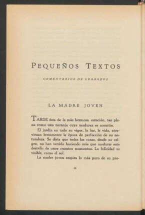 La madre joven