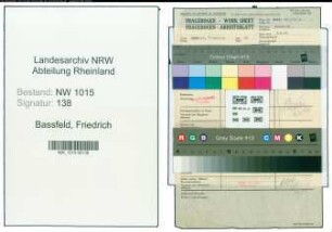 Entnazifizierung Friedrich Bassfeld , geb. 00.00.0000 (Friseur)