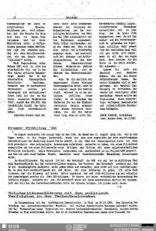 Prager Frühling ´88