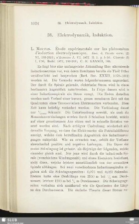 38. Elektrodynamik, Induktion