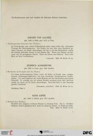 Gemälde (Nr. 1-152)