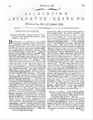 [Dreysig, Carl Ehrenfried]: Reisen des grünen Mannes durch Deutschland und Ungarn. - Halle : Dreyssig, 1787