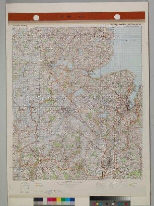 Karte von dem Kreis Rendsburg-Eckernförde