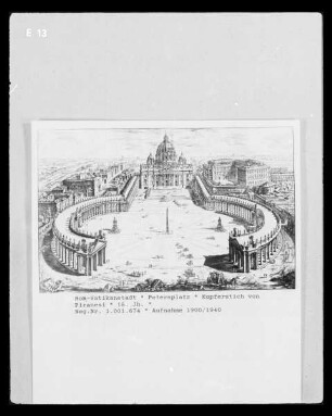 Rom, Ansicht der Piazza di San Pietro