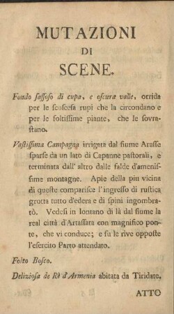 Mutazioni di scene [= Veränderung der Schau-Bühne, ital., dt.]