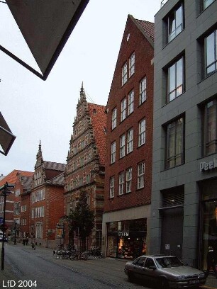 Bremen, Altstadt, Langenstraße 11, Kleine Waagestraße 3