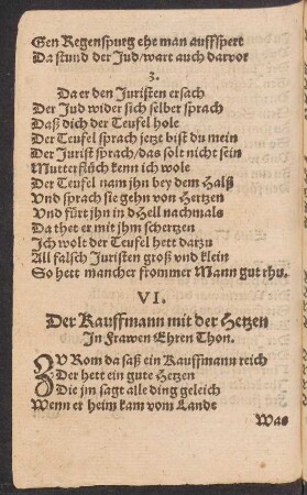 Der Kauffmann mit der Hetzen || Jn Frawen Ehren Thon. ||
