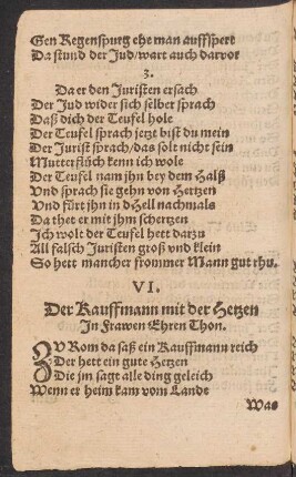 Der Kauffmann mit der Hetzen || Jn Frawen Ehren Thon. ||