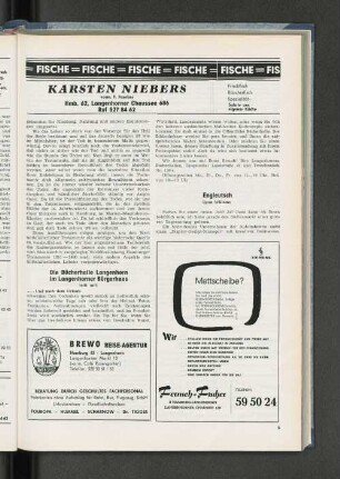 Die Bücherhalle Langenhorn im Langenhorner Bürgerhaus