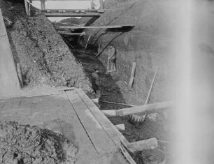 Bau des Hülshäger Dükers/Mittellandkanal