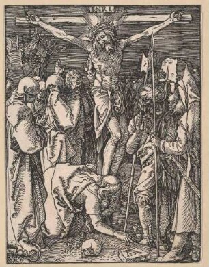 Kleine Passion, Blatt 25: Christus am Kreuz