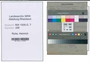 Entnazifizierung Heinrich Ruhe , geb. 02.03.1905 (Technischer Aufsichtsbeamter)