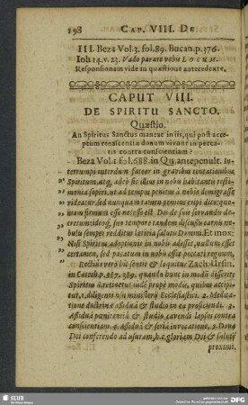 Caput VIII. De Spiritu Sancto