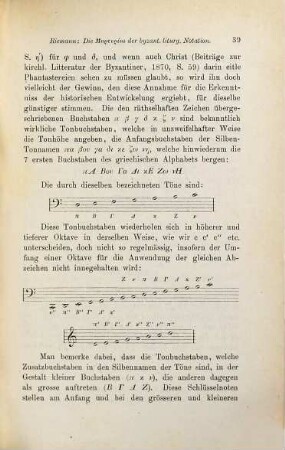 Ueber die Martyriai der byzantinischen liturgischen Notation : Ein Beitrag zur Entwickelungsgeschichte der Kirchentöne aus den altgriechischen Oktavengattungen