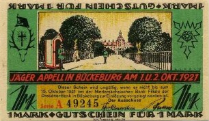 Gutschein - 1 Mark