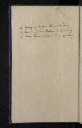 Handschriftliches