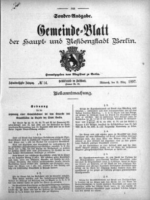 1897,14: No. 14, 31. März 1897