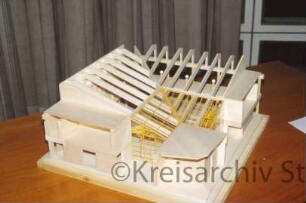 Gymnasium Eckhorst: Kunst am Bau: Wettbewerb: Architekturmodell