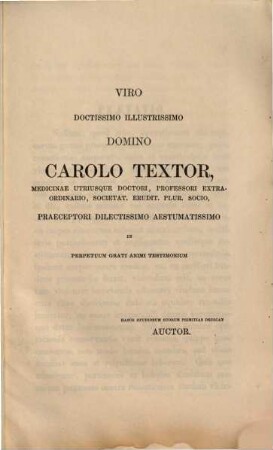 Dissertatio inauguralis medica de articuli genu exstirpatione tam partiali quam totali