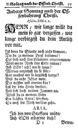 Anderer Sonntag nach der Offenbahrung Christi.