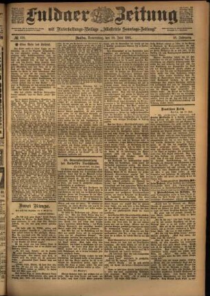 Ausgabe vom Donnerstag, den 20. Juni 1901.