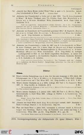 Blätter (Nr. 749-2058)