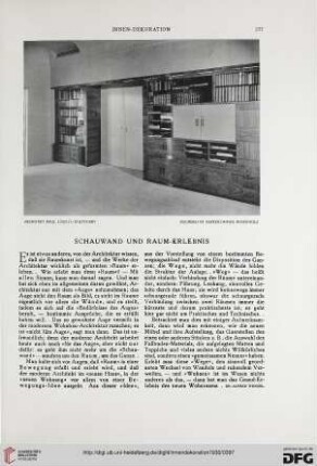 41: Schauwand und Raumerlebnis
