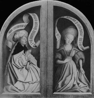 Genter Altar / Die Anbetung des Lammes — Die eritreische Sibylle