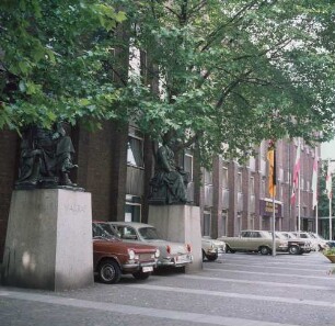 Köln. Wallraf-Richartz-Museum & Foundation Corboud. Blick zum Eingangsbereich
