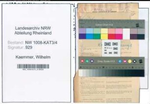 Entnazifizierung Wilhelm Kaemmer , geb. 01.04.1894 ()