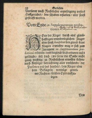 Vom Eyde in Supplementum probationis.