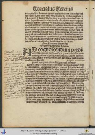 Tractatus Tercius