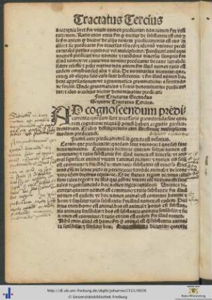 Tractatus Tercius