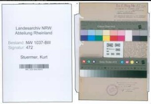 Entnazifizierung Kurt Stuermer , geb. 28.02.1912 (Arzt)