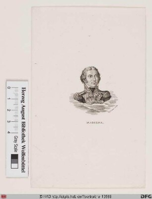 Bildnis André Masséna, 1808 duc de Rivoli, 1810 prince d'Essling