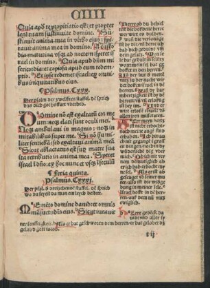 Feria quinta. Psalmus. Cxxxi.
