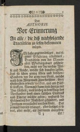 5-12, Des Authoris Vor-Erinnerung