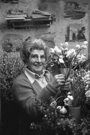 Blumenhandlung Margarete Lohse in der Moltkestraße 81 beim Städtischen Krankenhaus
