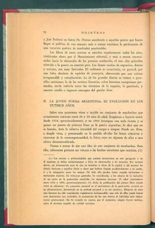 II. La joven poesía argentina. Su evolucion en los últimos años.