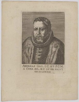 Bildnis des Andreas Gail