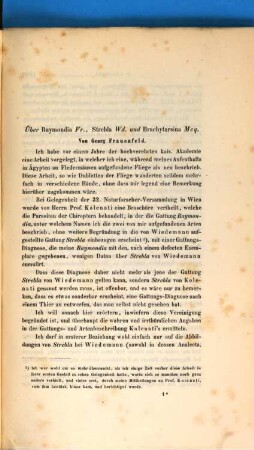 Zoologische Abhandlungen : (Aus den Sitzungsberichten der mathem. - naturn. Classe der Kais. Akademie der Wiss. in Wien besonders abgedruckt.). 3